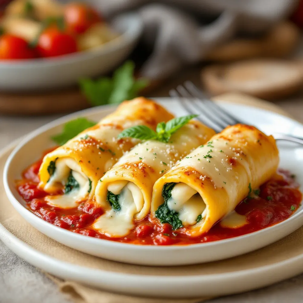 Cannelloni Ricotta e Spinaci