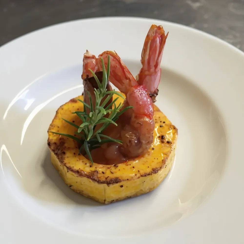 Zucca Gamberi e Guanciale